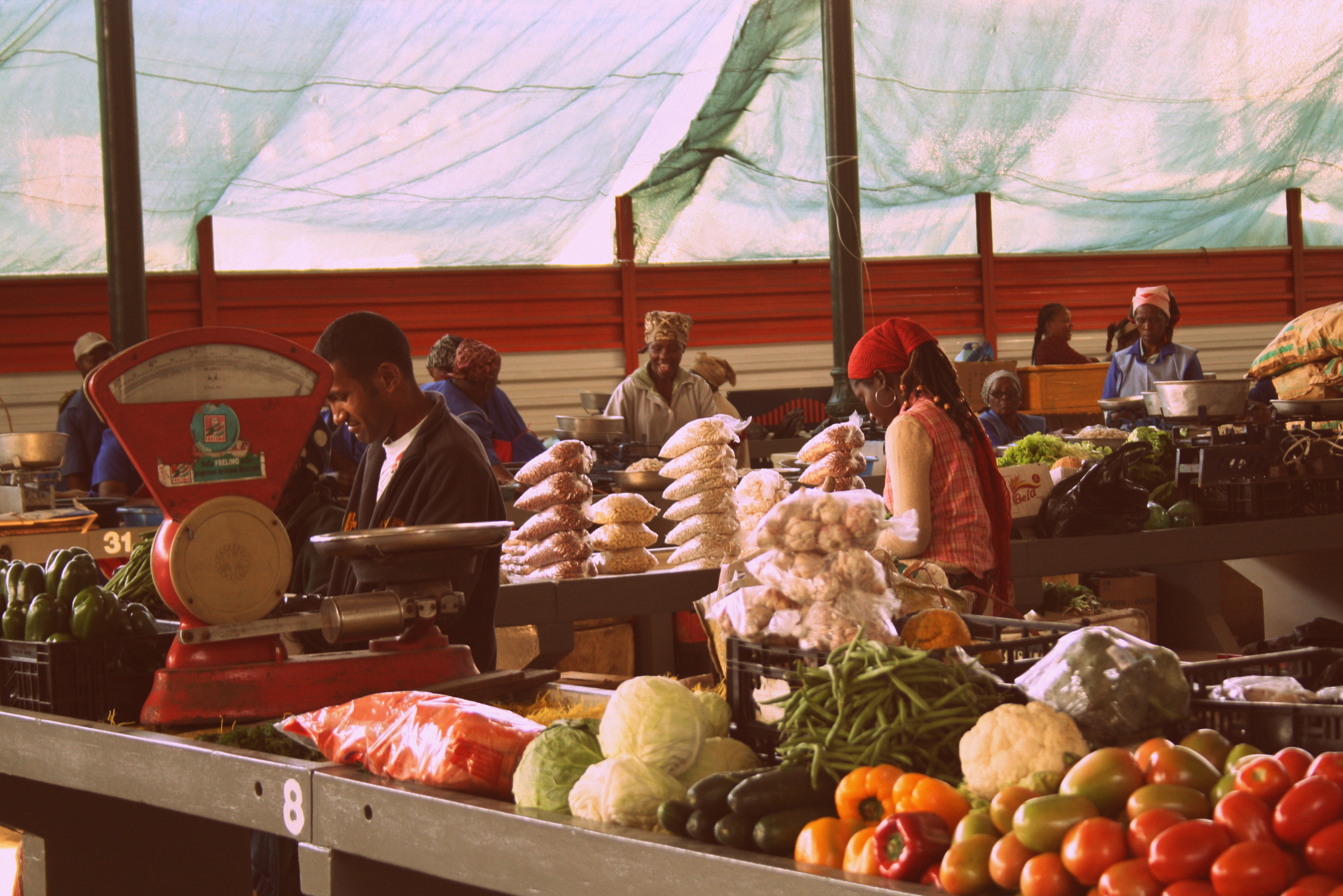 Market scene in Maputo